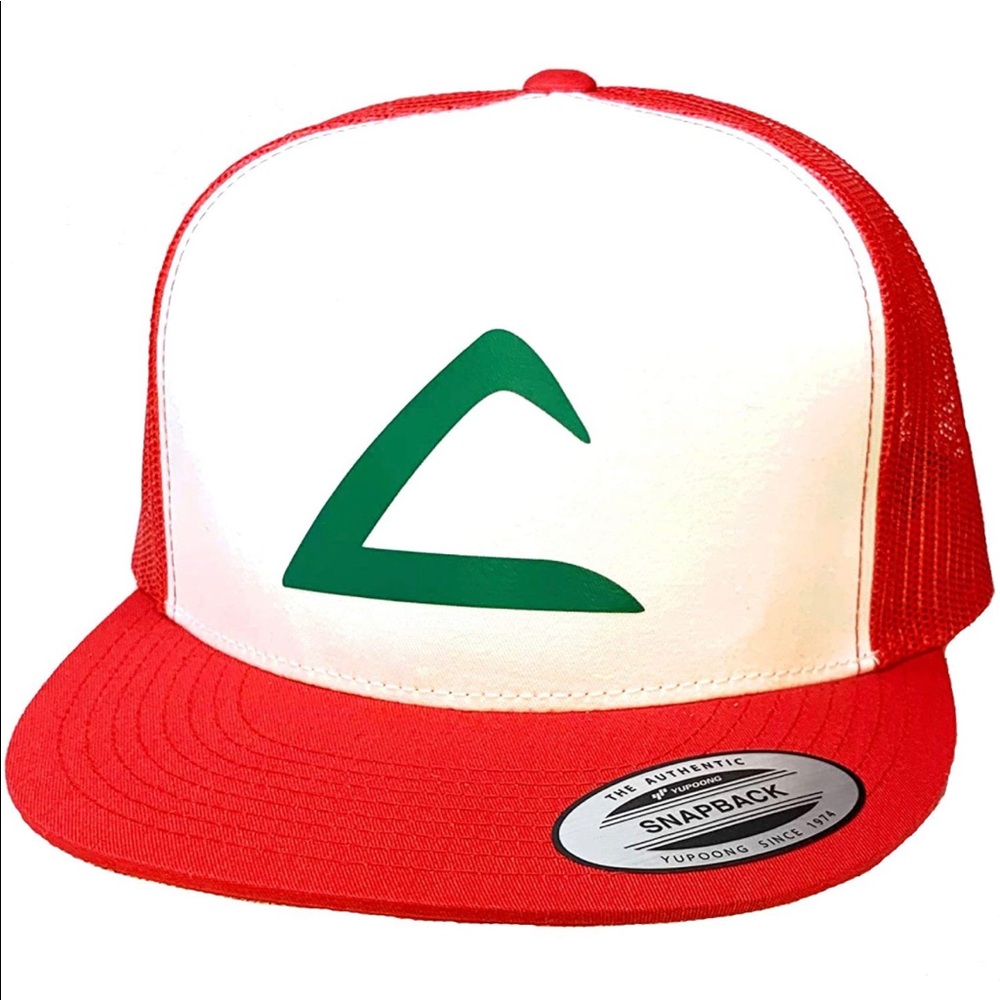 Ash Ketchum flat bill Pokémon hat